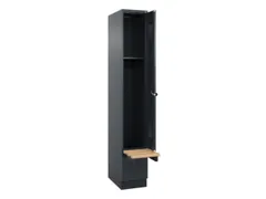 locker met bank,HxBxD 1950x300x815mm,1vak,vak B 300mm,draaigrendel
