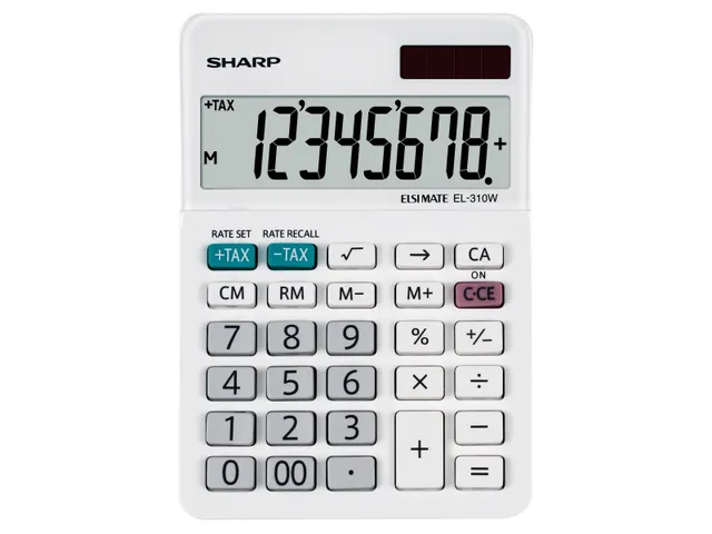 Calculator Sharp-EL310WB wit desktop