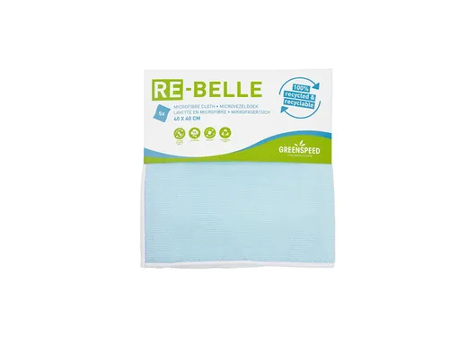 Microvezeldoek Greenspeed Re-belle 40x40cm blauw 5 stuks