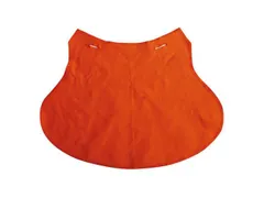 MSA T1900700 neklap voor V-Gard helmen, Nomex, oranje, per stuk