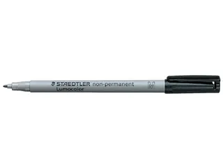 Viltstift Staedtler OHP Lumocolor 315 non permanent M 1.0mm Zwart - 1