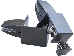 metalen bureauklem zwart 2X