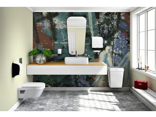 Toiletpapierdispenser Katrin Gigant S jumbo klein wit 90069 - 6