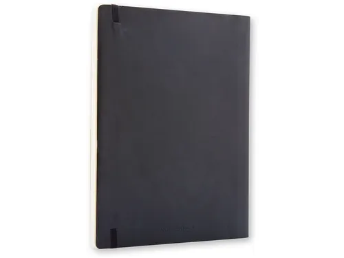 Notitieboek Moleskine XL 190x250mm blanco soft cover zwart