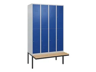 Dubbeldekse dekenkist,HxBxD 2120x1200x815mm,4x2vak.,vak B 300mm - 1