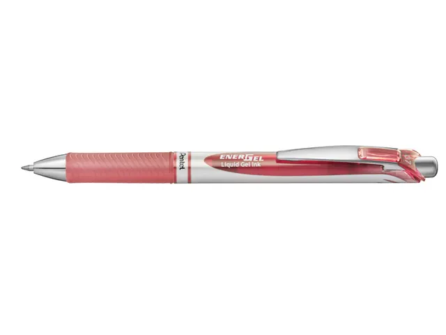 Gelschrijver Pentel BL77 Energel medium koraalroze 0.35 mm