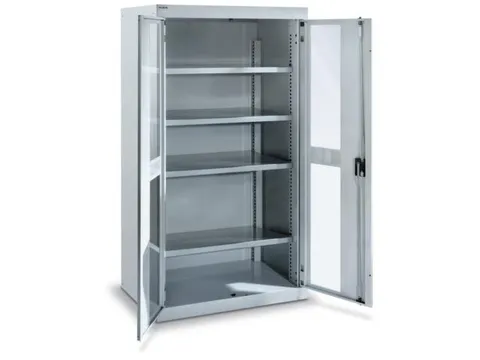 zwaarlastkast met openslaande deuren,HxBxD 1950x1100x641mm,lak RAL5010