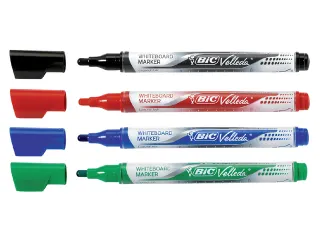 Viltstift Bic Velleda liquid whiteboard rond medium rood - 3