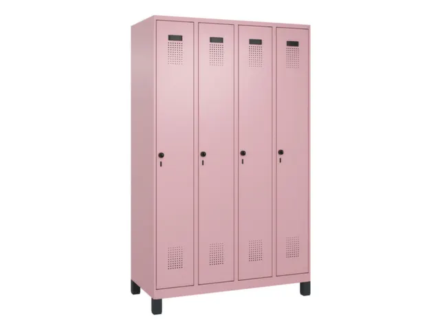 locker voor scheiding van kleding,HxBxD 1950x1200x500mm,4vak