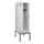 locker met bank,HxBxD 2120x600x815mm,2vak,vak B 300mm,cilinderslot