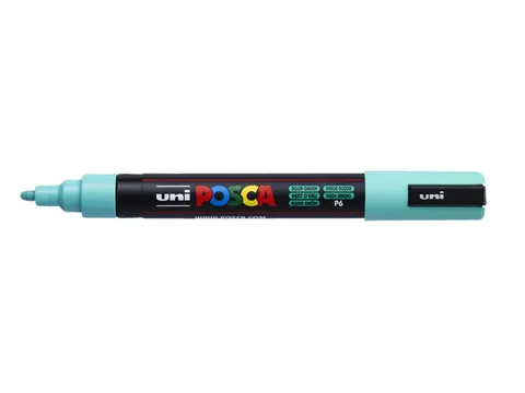 Verfstift Posca PC5M Medium Punt 1,8-2,5mm Aquagroen
