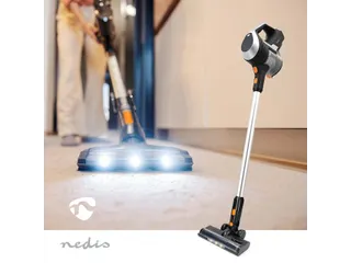 Steelstofzuiger Nedis 2-in-1 snoerloos HEPA 130W zwart - 9