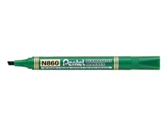 Marqueur permanent Pentel NF860-D pointe biseautée 4,5mm vert