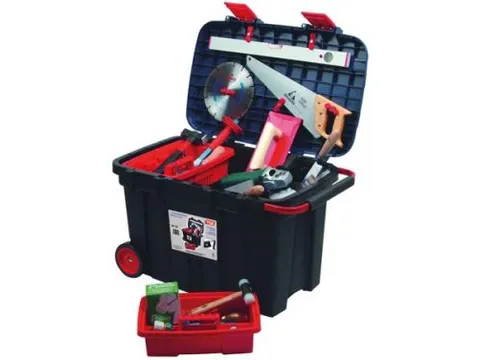OUTLET Gereedschapskoffer - Op Wieltjes - 775 X 472 X 493 Mm - Met Inl