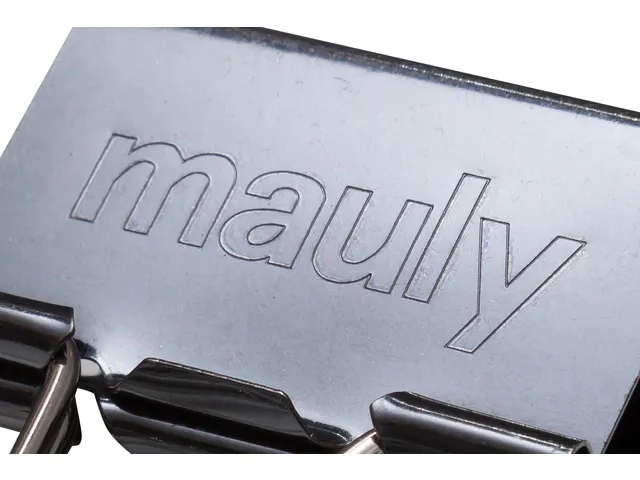 Papierklem MAUL 215 foldback 51mm capaciteit 25mm zwart