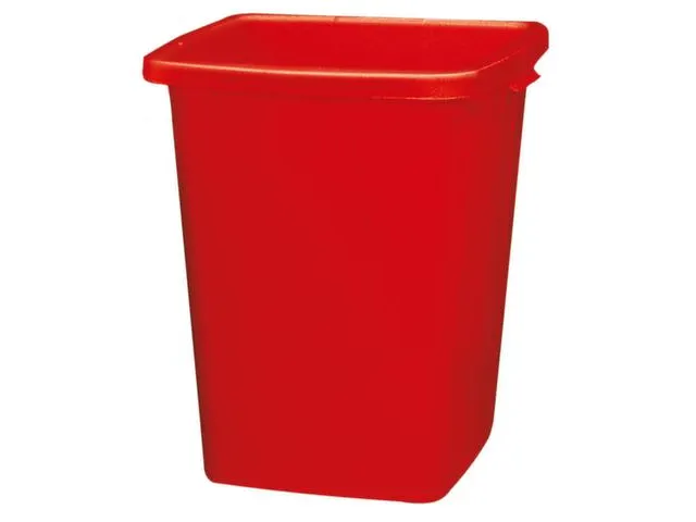 Multifunktionele Bak Pp 610x490x490mm 90 liter 2 Grepen Rood