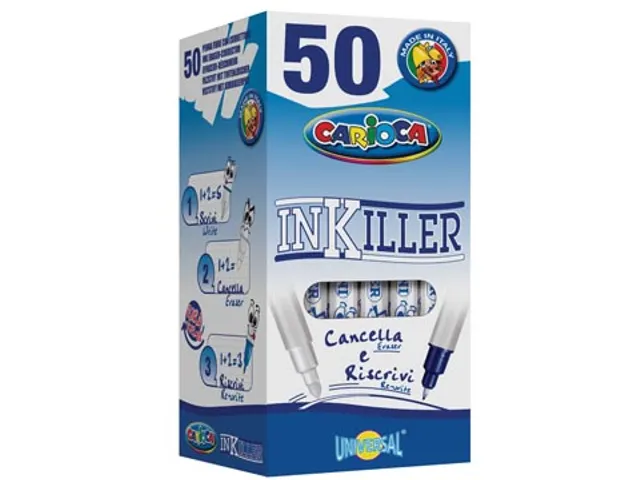 inktuitwisser Inkiller, met twee punten