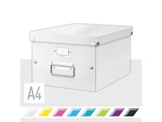 Opbergbox WOW Click & Store 281x200x370mm wit 85% gerecycled karton - 2