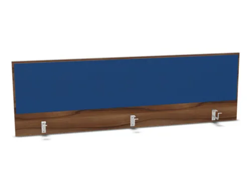 opzetpaneel bureau aanbouw achter NP-tiepolo nut BN6016-blauw 1800mm