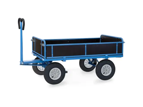 Handtrekwagens 6455l 1000kg 1600x900mm Multiplex Wanden Luchtbanden