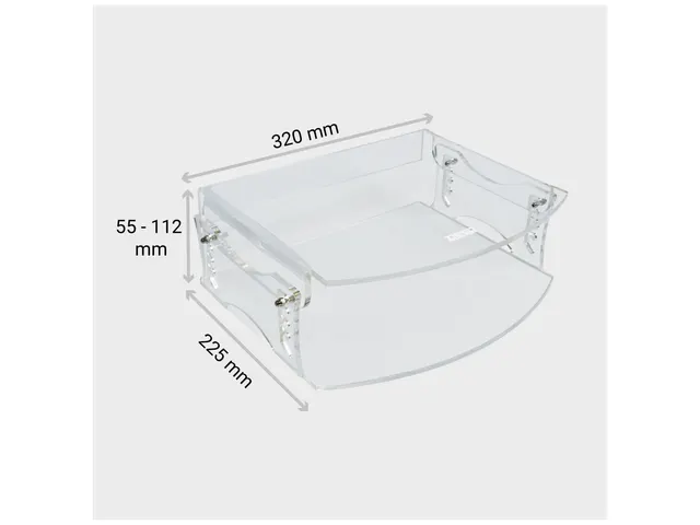 Acryl Verstelbare Monitorverhoger Transparant Tot 15 Kg