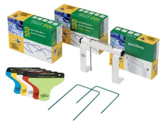 Bundelbeugel Loeff's 1215 Quickbinder 100mm groen 100 stuks - 2