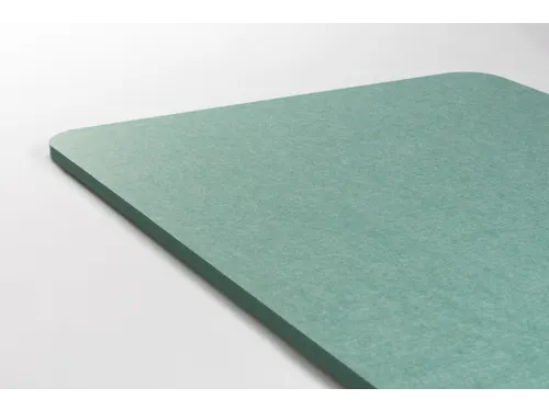 Akoestisch PET-vilt rechthoekig plafondpaneel 60x120cm Petrol Groen