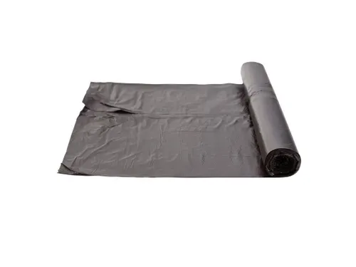 Afvalzak HDPE 60x80cm 15my 60 Liter Zwart