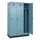 locker voor scheiding van kleding,HxBxD 1950x1200x500mm,3vak