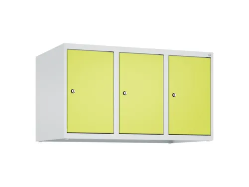 opzetkast,v. locker,3vak.,vak B 300mm,HxBxD 500x900x500mm,vleugeldeur