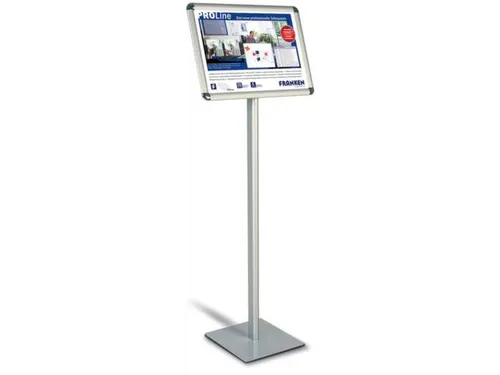 Infodisplay 1200mm Din A 3 Liggend Aluminium-Frame Zilver-Geanodiseer