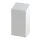 Afvalbak Vepa Bins met pushdeksel 50 liter metaal wit
