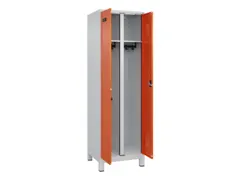 locker voor scheiding van kleding,HxBxD 1950x600x500mm,2vak