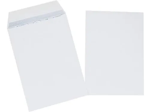 Enveloppen 90 gram 162x229mm met strip zonder venster500 stuks