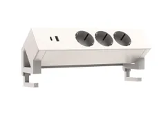 Stekkerdoos Euroseats opbouw 3 voudig USB A+C wit