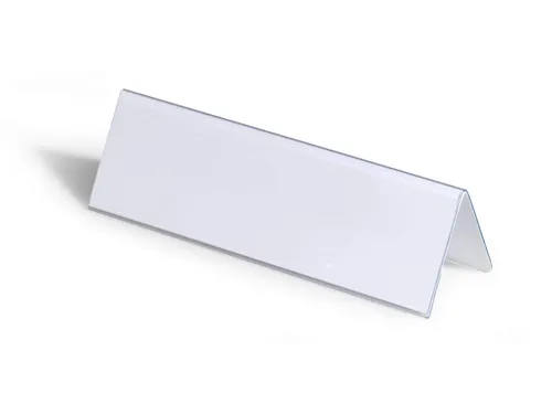 Tafelnaambord Durable 8052 61x210mm Transparant