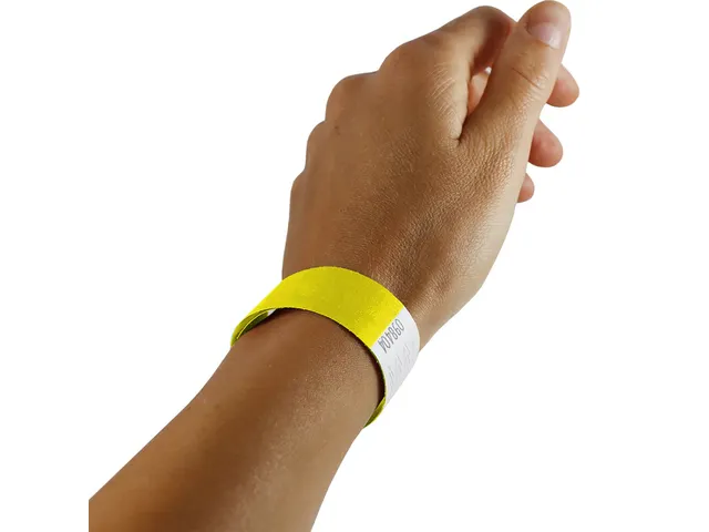 Polsband Combicraft Tyvek geel 100 stuks