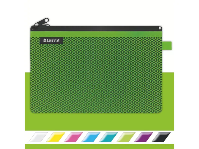 WOW Etui, L, 2 vakken, groen