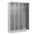 locker voor scheiding van kleding,HxBxD 1950x1200x500mm,4vak