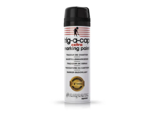Markeerspray Voor Bouwplaatsen Zwart 500Ml