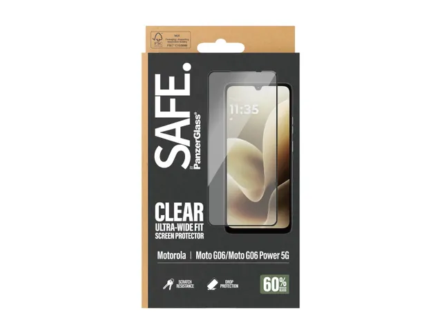 PanzerGlass SAFE. by Screen Protector Motorola Moto G06 | Moto G06