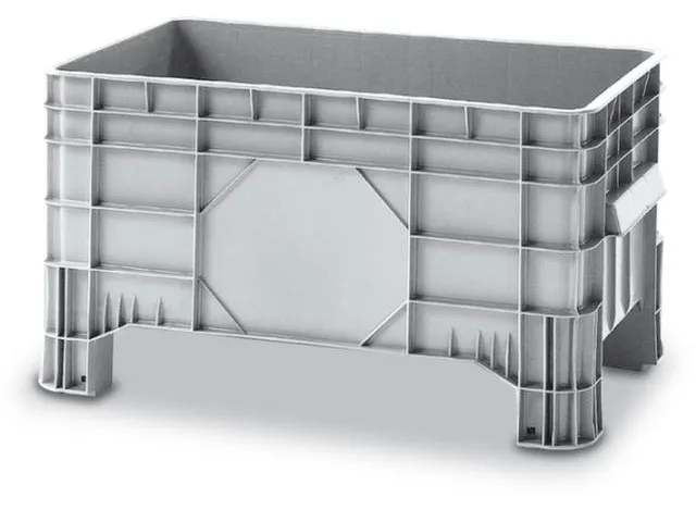 Maxi-Container 220 liter 550x640x1020mm Pe Gesloten Grijs