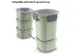 Sigma Home food to go lunchbakje 3 stuks groen - 9,3x9,3x16,7cm