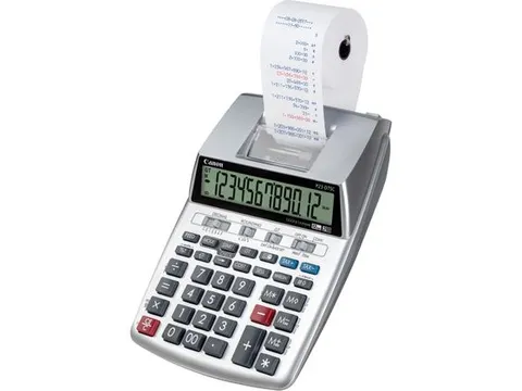 Canon P23-DTSC calculator Desktop Rekenmachine met printer Zilver