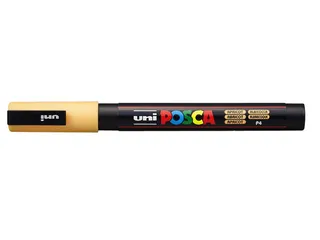 Verfstift Posca PC3M Fijne punt 0,9-1,3mm Abrikoos - 1