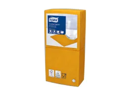 Cocktailservet Advanced 2-laags oranje 24x24cm ¼-vouw 12x200st 2400st