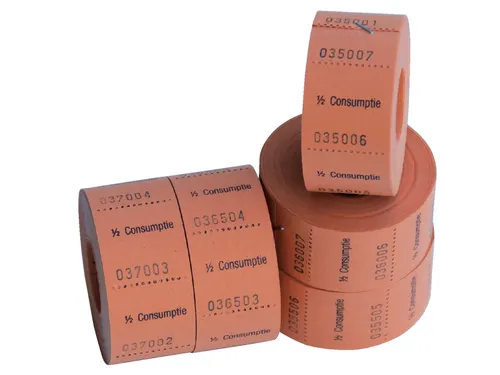 Consumptiebon Combicraft 1/2 500 stuks oranje