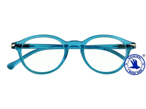 Leesbril I Need You +2.50 dpt Tropic blauw