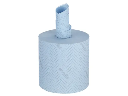 Poetsrol WypAll L10 1-laags 19,5x304m 800vel blauw 7255