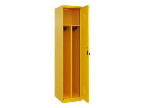 locker voor scheiding van kleding,HxBxD 1850x400x500mm,1vak